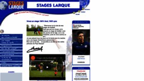 What Stageslarque.com website looked like in 2020 (3 years ago)