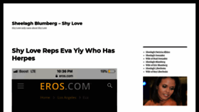 What Sheelaghblumberg.com website looked like in 2020 (3 years ago)