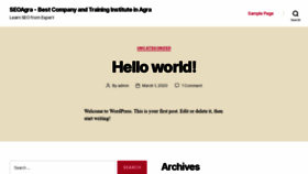 What Seoagra.com website looked like in 2020 (3 years ago)