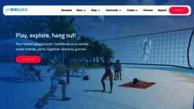 What Sine.space website looked like in 2020 (5 years ago)