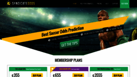 What Syndicateodds.com website looked like in 2020 (3 years ago)