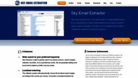 What Skyextractor.com website looked like in 2020 (3 years ago)