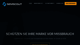 What Sem-scout.de website looked like in 2020 (3 years ago)