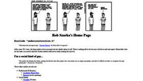 What Szarka.org website looked like in 2020 (3 years ago)