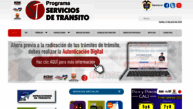 What Serviciosdetransito.com website looked like in 2020 (3 years ago)