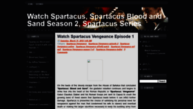 What Spartacuswatchseries.blogspot.com website looked like in 2020 (3 years ago)