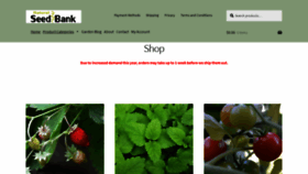 What Seed-bank.ca website looked like in 2020 (3 years ago)
