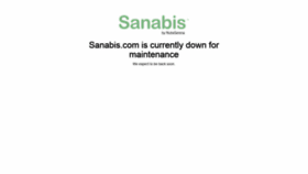 What Sanabis.com website looked like in 2020 (3 years ago)