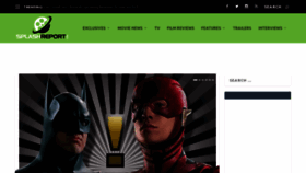 What Splashreport.com website looked like in 2020 (3 years ago)