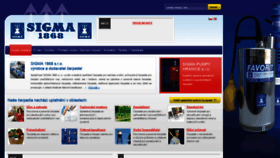 What Sigma1868.cz website looked like in 2020 (3 years ago)