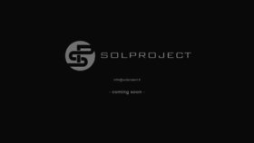 What Solproject.it website looked like in 2020 (3 years ago)