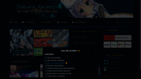 What Sakuraanimes.com website looked like in 2020 (3 years ago)