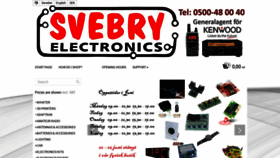What Svebry.se website looked like in 2020 (3 years ago)