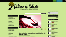 What Salento.fr website looked like in 2020 (3 years ago)