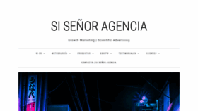 What Sisenoragencia.com website looked like in 2020 (3 years ago)