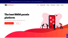 What Smartpanelsmm.com website looked like in 2020 (3 years ago)