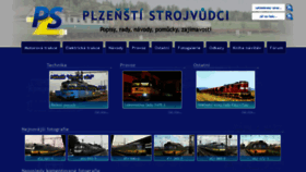 What Strojvedouciplzen.cz website looked like in 2020 (3 years ago)