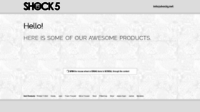 What Shock5.net website looked like in 2020 (3 years ago)