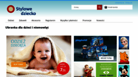 What Stylowedziecko.pl website looked like in 2020 (3 years ago)
