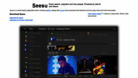 What Seesu.me website looked like in 2020 (3 years ago)