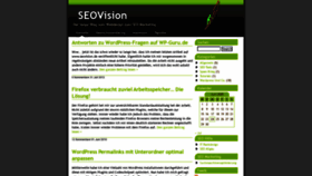 What Seovision.de website looked like in 2020 (3 years ago)