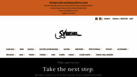 What Svguitars.com website looked like in 2020 (3 years ago)