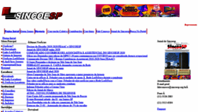 What Sincoesp.org.br website looked like in 2020 (3 years ago)
