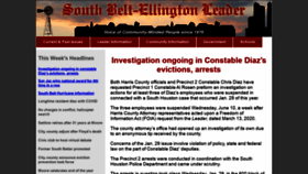 What Southbeltleader.com website looked like in 2020 (3 years ago)