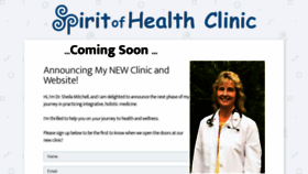 What Spirit-of-health.com website looked like in 2020 (3 years ago)