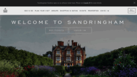 What Sandringhamestate.co.uk website looked like in 2020 (3 years ago)