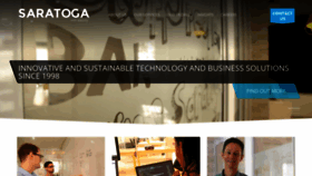 What Saratoga.co.za website looked like in 2020 (3 years ago)