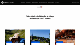 What St-martin-belleville.com website looked like in 2020 (3 years ago)
