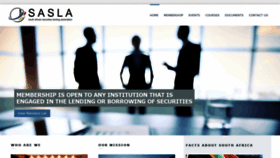 What Sasla.co.za website looked like in 2020 (3 years ago)