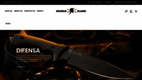 What Spartanbladesusa.com website looked like in 2020 (3 years ago)