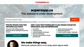 What Superzapp.ca website looked like in 2020 (3 years ago)