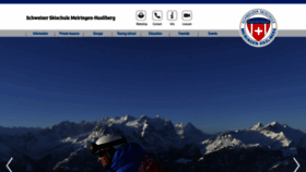 What Skischule-hasliberg.ch website looked like in 2020 (3 years ago)