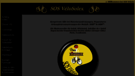 What Sos-velosolex.de website looked like in 2020 (3 years ago)