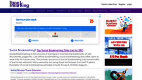 What Sbookmarking.com website looked like in 2020 (3 years ago)