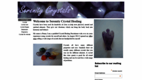 What Serenitycrystalhealing.co.uk website looked like in 2020 (3 years ago)
