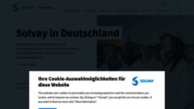 What Solvay.de website looked like in 2020 (3 years ago)