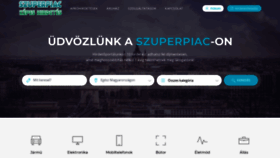 What Szuperpiac.hu website looked like in 2020 (3 years ago)