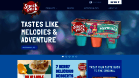 What Snackpack.com website looked like in 2020 (3 years ago)