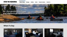 What Stayinkenora.com website looked like in 2020 (3 years ago)