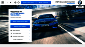 What Stephenjameswoolwichbmw.co.uk website looked like in 2020 (3 years ago)