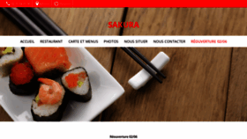 What Sakura-angers.fr website looked like in 2020 (3 years ago)