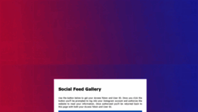 What Socialfeed.quadlayers.com website looked like in 2020 (3 years ago)