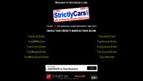 What Strictlycars.com website looked like in 2020 (3 years ago)