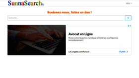 What Sunnasearch.fr website looked like in 2020 (3 years ago)