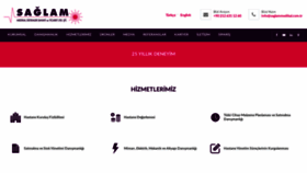 What Saglammedikal.com.tr website looked like in 2020 (3 years ago)