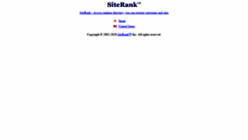 What Siterank.org website looked like in 2020 (3 years ago)